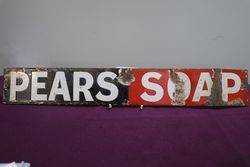 Pears Soap Enamel Advertising Sign 
