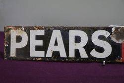 Pears Soap Enamel Advertising Sign 