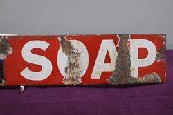 Pears Soap Enamel Advertising Sign 