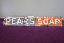 Pears Soap Enamel Advertising Sign 