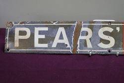 Pears Soap Enamel Advertising Sign 