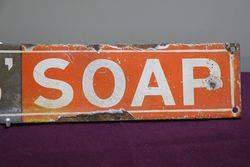 Pears Soap Enamel Advertising Sign 