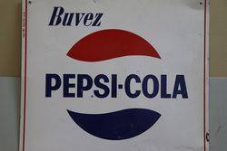 Pepsi Cola Tin Advertising Sign