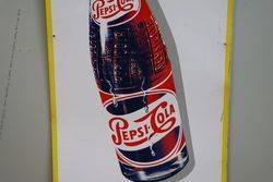 Pepsi Cola Tin Advertising Sign 