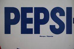 Pepsi Cola Tin Advertising Sign 
