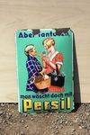 Persil German Enamel Sign