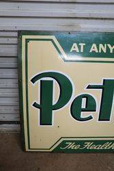 Peters Ice Cream Enamel Advertising Sign  