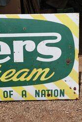 Peters Ice Cream Enamel Advertising sign