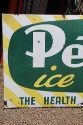 Peters Ice Cream Enamel Advertising sign