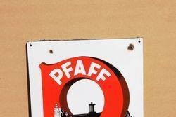 Pfaff Sewing Machine Pictorial Advertising Sign 