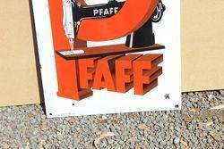 Pfaff Sewing Machine Pictorial Advertising Sign 