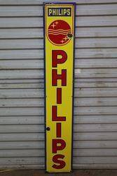 Philips Enamel Advertising Sign 