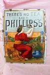 Phillipss Tea Enamel Sign