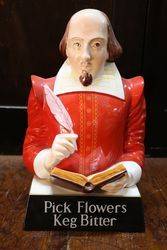 Pick Flowers Keg Bitter Carlton Ware William Shakespeare Figure 