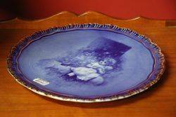 Pictorial Blue Children Display Plate 