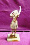 Pierrette Bronze And Ivory Figure By Gerard   