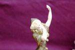 Pierrette Bronze And Ivory Figure By Gerard   