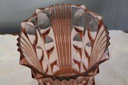 Pink Art Deco Vase C1930 