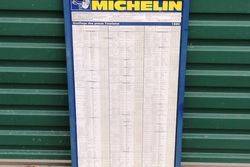 Plastic Michelin Tyre Chart