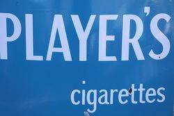 Playerand39s Cigarettes Enamel Advertising Sign  