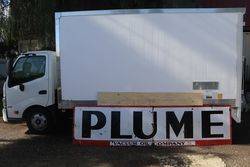 Plume 2 Piece Enamel Advertising Sign 