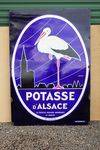 Potasse Dand96alsace Enamel Sign