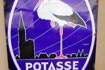 Potasse Dand96alsace Enamel Sign