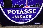 Potasse Dand96alsace Enamel Sign