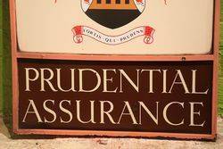 Prudential Assurance Double Sided Sign  