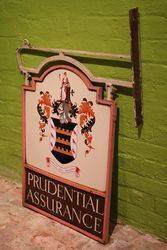 Prudential Assurance Double Sided Sign  