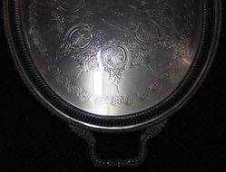 Quality Large Early Twentieth Century Silver Plated Tray