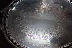 Quality Large Early Twentieth Century Silver Plated Tray