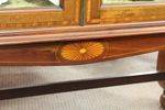 Quality Late 19th Century Inlaid Mahogany Bookcase C1895