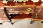 Quality Late Victorian Mahogany Mirror Backed Sideboard C1895