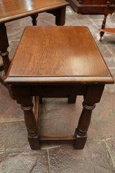 Quality Oak Nest of 3 Tables 