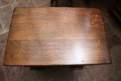Quality Oak Nest of 3 Tables 