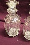 Quality Pair Of Victorian Cut Glass Decanters