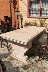 Quality Sandstone GardenPatio Table  