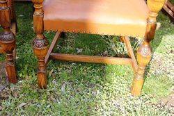 Quality Set Of 8 Oak Dining Chairs C1920