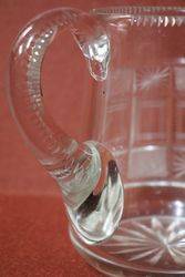 Quality Victorian Cut Glass Jug  