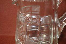 Quality Victorian Cut Glass Jug  