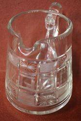 Quality Victorian Cut Glass Jug  