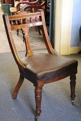 Quality Victorian Set of 10 Oak Dining Chairs 