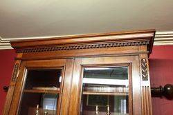 Quality Walnut 2 Door Bookcase