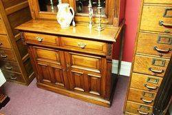 Quality Walnut 2 Door Bookcase