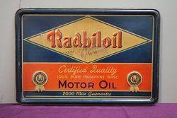 Radbiloil Advertising Tin Sign 