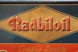 Radbiloil Advertising Tin Sign 