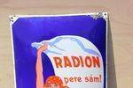 Radion Pictorial Enamel Sign