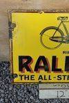 Raliegh Cycles Enamel Sign