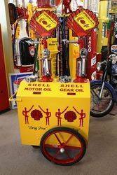 Rare + Early Pyramid Top  Pump Oil Cart